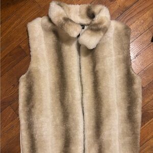 Designer originals faux fur vest